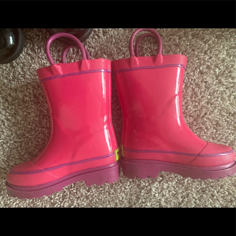Toddler girls rain boots